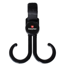 Double Stroller Hook, Black x 48