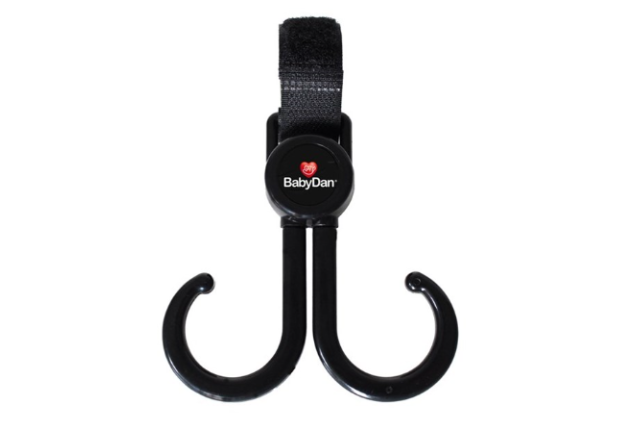 Double Stroller Hook, Black x 48