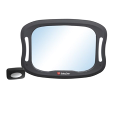 Car Seat Mirror With LED Light by Babydan (28,5x19,5cm) x 24