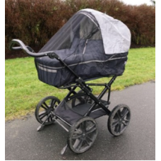 Super Safe Mosquito Net by BabyDan – Pram, Black