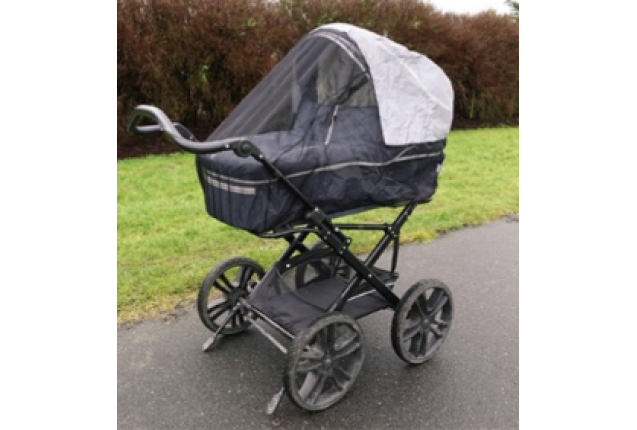 Super Safe Mosquito Net by BabyDan – Pram, Black