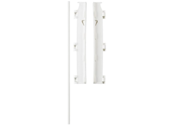 BabyDan Wall Mounting Kit Extra Tall With Pole White