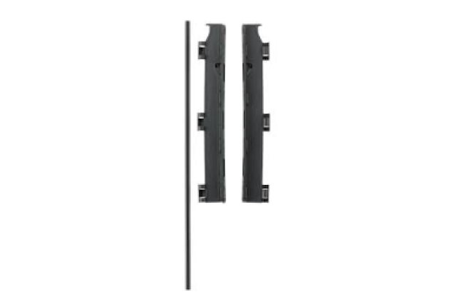 BabyDan Wall Mounting Kit Extra Tall With Pole Black