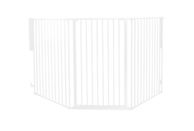 Babydan Wall Mounting Kit for Pet Flex L Extra Tall – White