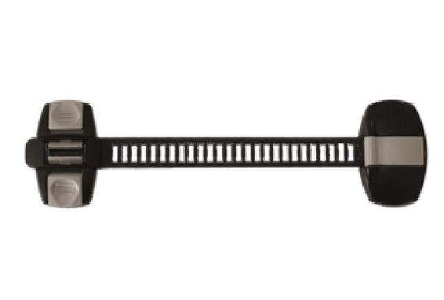 Multi Purpose Lock, Black 1 Pcs In Box x 9