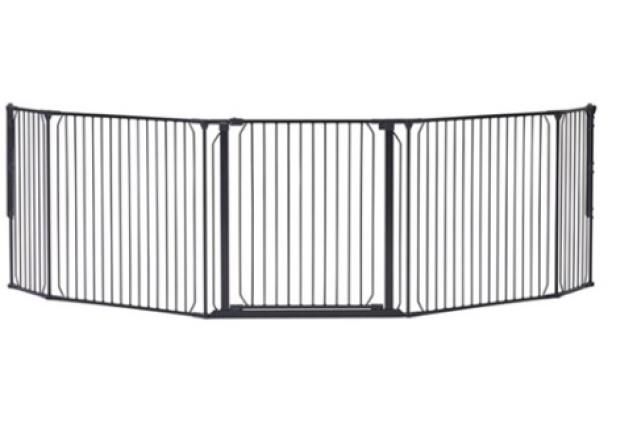 BabyDan CombiFit XL – Multi Adaptable Configuration Safety Gate, Black (90-278 cm)