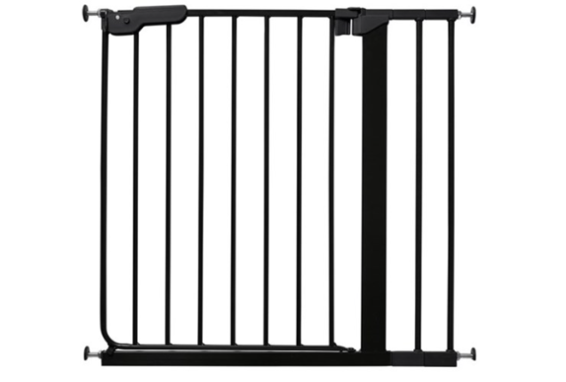 BabyDan Danamic Safety Gate – Black, 2/Ext. 74-80 cm x 16