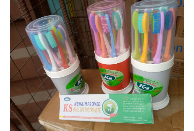 KS Oral Spa Toothbrush (Family Pack) x 12