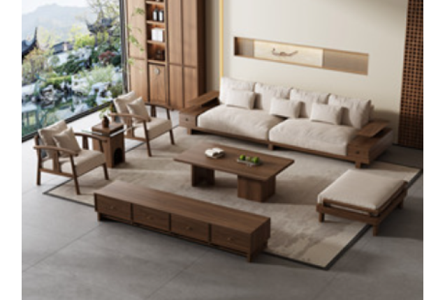 Sofa + Footrest + Lounge Chair Set (MYSY-K101+G-4+XXY*2+JT-SF)