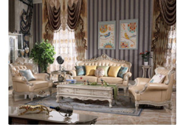 1-Seater + 1-Seater + 3-Seater Sofa Set (LFDS-9002-1+1+3-SF)