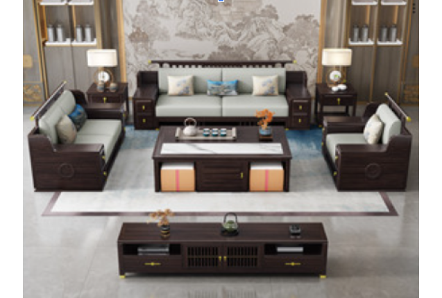 Single Seater + Three Seater Set (TYJ-1218A#-MZP-1+1+3-SF)