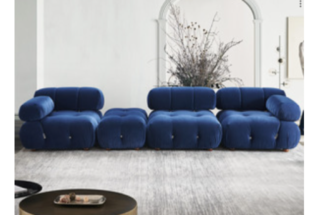 Three Seater + Footrest Set (MLD-S946-BY-3+JT-SF)