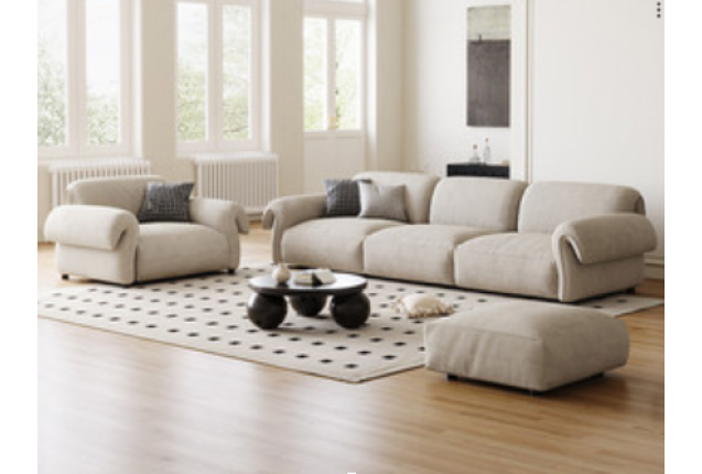 Single Seater + Four Seater + Footrest Set (LMS-F980-BY-4+1+JT-SF-1)