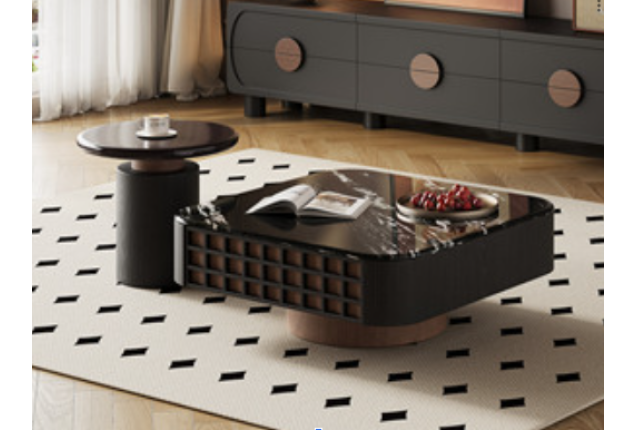 Coffee Table + Corner Table Set (LMS-C57+C57-1-WJS-CJZH)