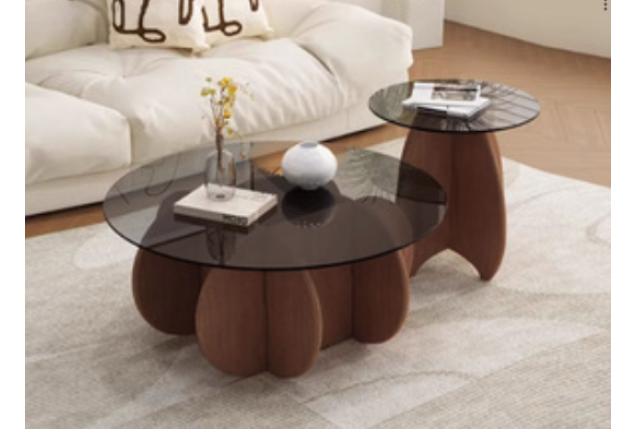 Large Coffee Table + Small Coffee Table Set (JLSG-C30-ZGS-CJZH)