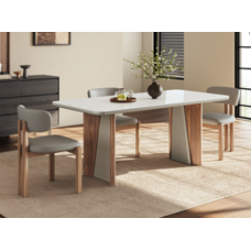 Dining Table And Chair Set (NMDS-TA507-WJS-1.6-CZ)