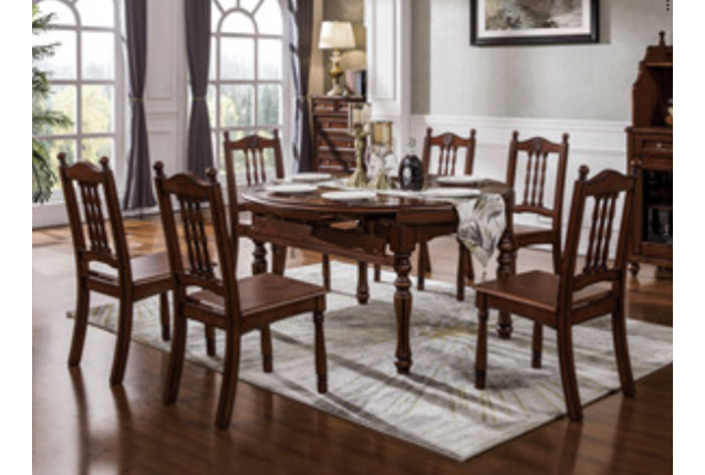 Dining Table And Chair Set (AMLJ-8803#-1.5-CZ)