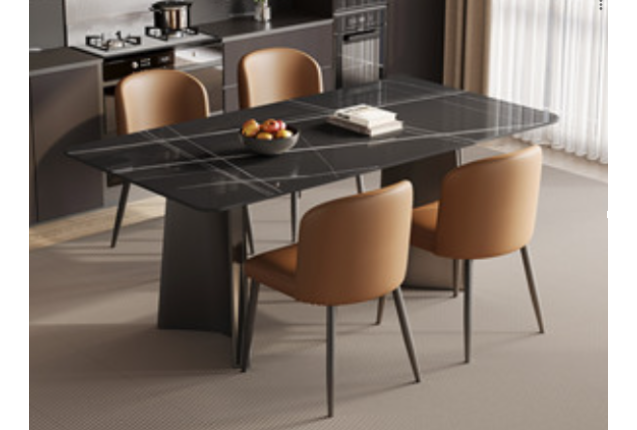 Dining Table And Chair Set (GD-T912-YB-HJ-1.4-CZ)