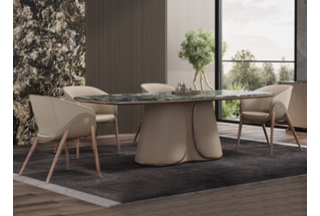 Dining Table And Chair Set (NTZ-JX2608-PY-CY)