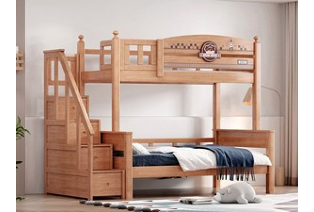 Classy Twin-Over-Twin Bunk Bed (Model PPM-W8113B-TBC-1.5-ETC)