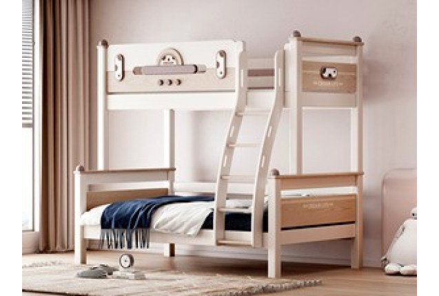 Classy Twin-Over-Twin Bunk Bed (Model PPM-8108B-ZMC-1.5-ETC)