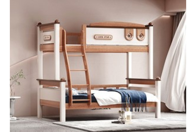 Classy Twin-Over-Twin Bunk Bed (Model PPM-626.6B-ZMC-1.5-ETC)
