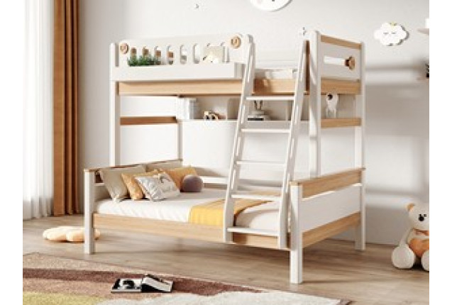 Stylish Twin-Over-Twin Bunk Bed (Model QCTB-US3029-ZMC-GT-1.5-ETC)