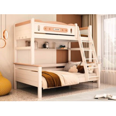 Stylish Twin-Over-Twin Bunk Bed (Model QCTB-US3030#-ZMC-HTS-GT-1.5-ETC)