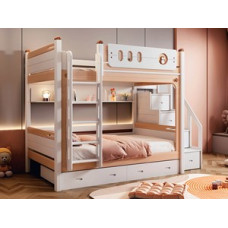 Classy Twin-Over-Twin Bunk Bed (Model QCTB-US3031-ZMC-GT-1.5-ETC)