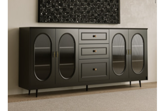 Modern Drawer Shelf with Cabinet (LYMY-ZG-114-CBG)