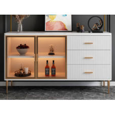 Modern Drawer Shelf with Cabinet (MFX-DJ311-YB-BS-CBG)