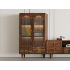 Modern Drawer Shelf with Cabinet (FMYY-02-CBG)