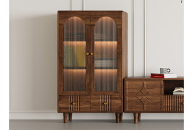 Modern Drawer Shelf with Cabinet (FMYY-02-CBG)