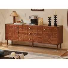 Modern Drawer Shelf with Cabinet (JLSG-HY201#-CBG)