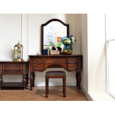 Vanity Table + Vanity Mirror + Vanity St