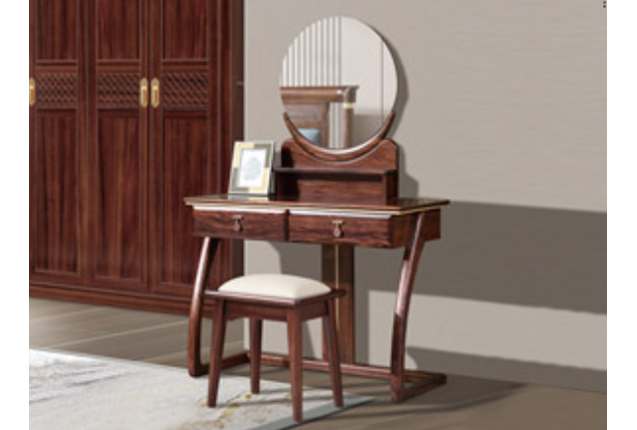 Vanity Table + Vanity Mirror + Vanity Stool Set (TYX-566-1.0-ZT)