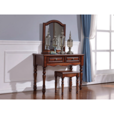 Vanity Table + Vanity Mirror + Vanity St