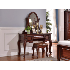 Vanity Table + Vanity Mirror + Vanity St