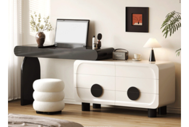 Vanity Cabinet +Vanity Table Set (KQD-2813-6-SZT)