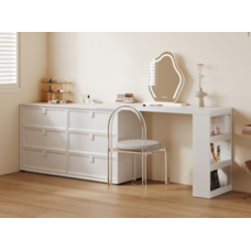 Vanity Cabinet + Vanity Table Set (KQD-W