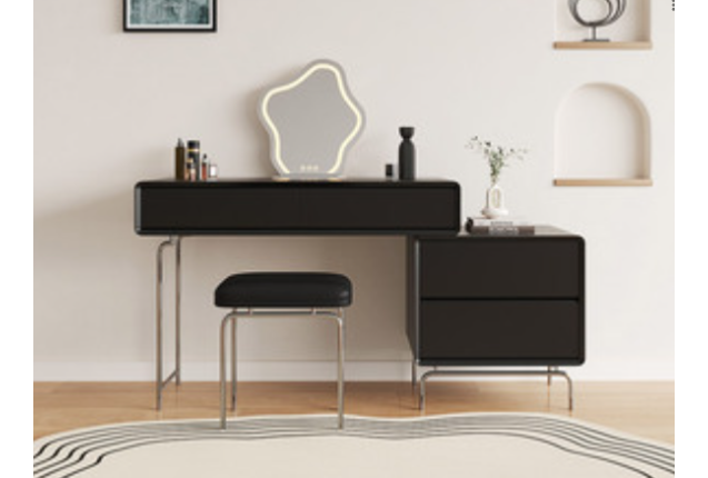 Vanity Cabinet + Vanity Table Set (KQD-WT05-HS-SZT)
