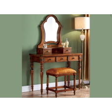 Vanity Table + Vanity Mirror + Vanity St