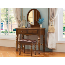 Vanity Table + Vanity Mirror + Vanity St