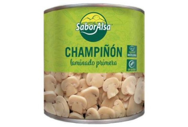 Saboralsa Laminated Mushroom Can 3 kg 1330 GRS x 6