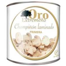 Oro Extremeño Laminated Mushrooms Can 3 kg 1330 GRS x 6