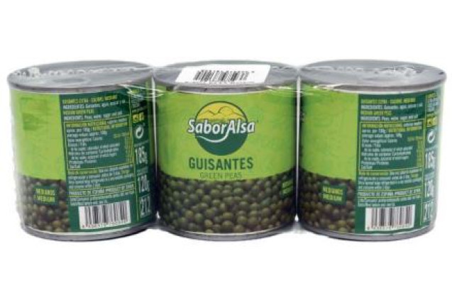 Saboralsa Peas 1/4 kg Pack 3 x 12