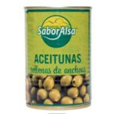 Saboralsa Olives Anchovy Flavor 350 GR (