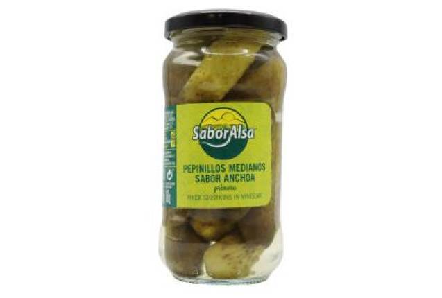Saboralsa Big Gherkin in Vinegar Jar 1/2 Kg x 12
