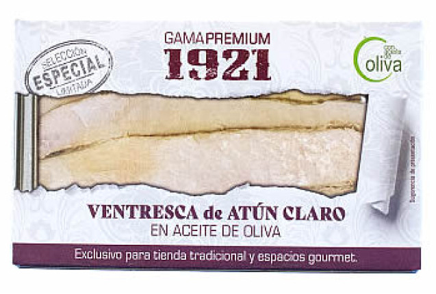 1921's Ventresca de Atún Claro en Aceite de Oliva OL-120 1