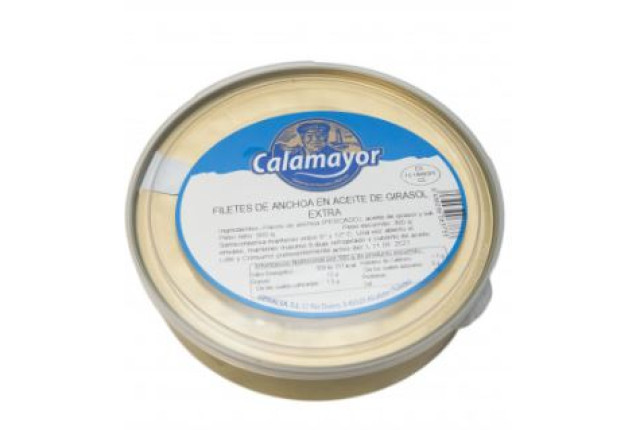Calamayor Anchovy in Vegetable Oil RO-500/300ESC (Easy Peel) x 12